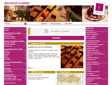 Tablet Screenshot of flandry.cz